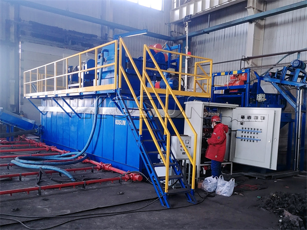 科迅(KOSUN)定制生產(chǎn)的沉淀池煤泥處理系統(tǒng)應(yīng)于國(guó)內(nèi)煤礦處理現(xiàn)場(chǎng)