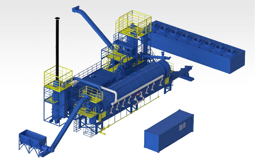 含油污泥處理，連續(xù)回轉(zhuǎn)式熱脫附設(shè)備技術(shù)優(yōu)勢(shì)