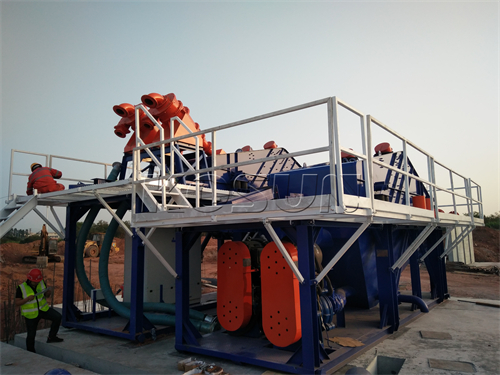 100-1000m3/h處理量的泥水分離系統(tǒng)