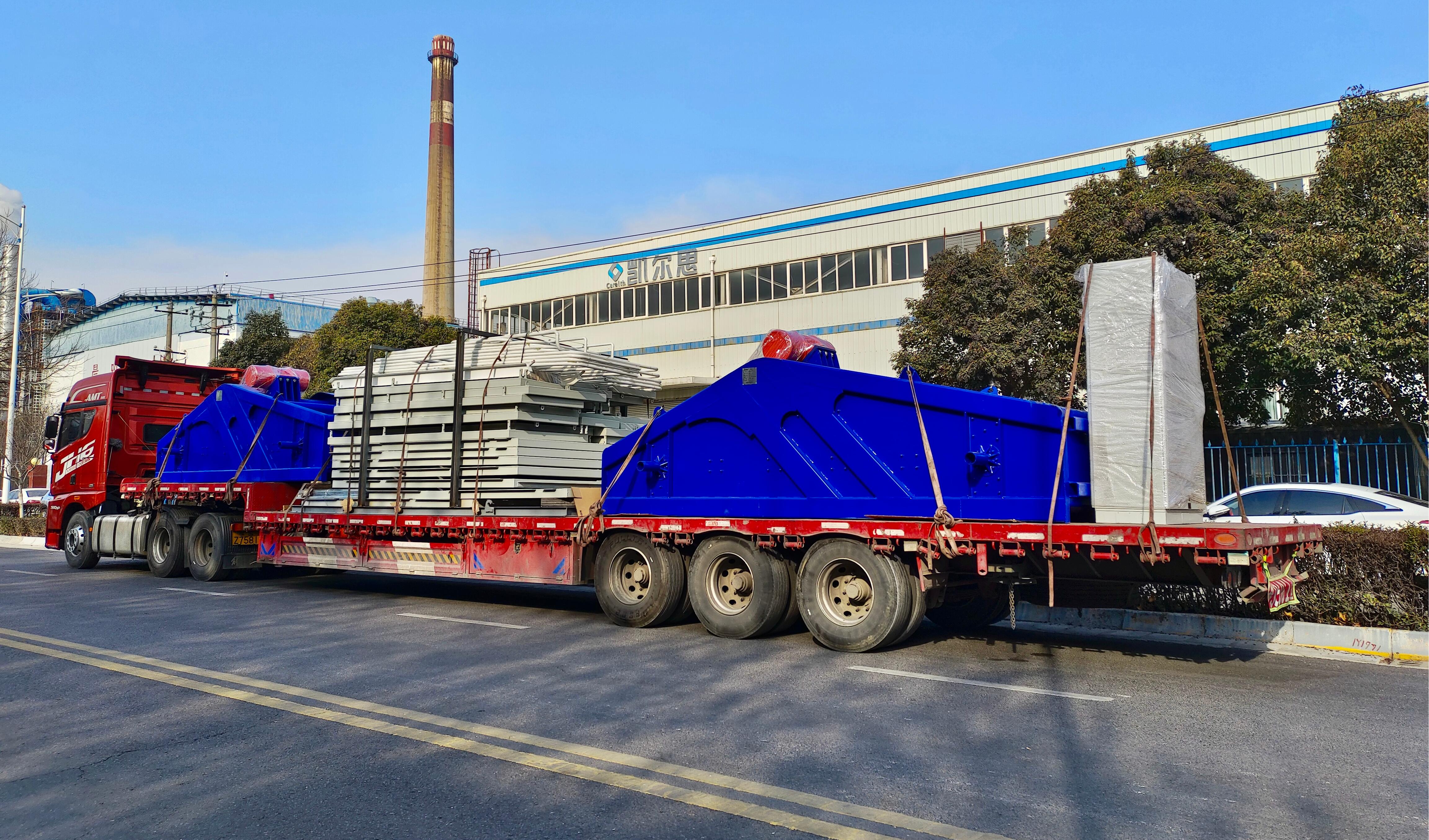 污泥處理篩分系統(tǒng)發(fā)往國內某大型湖泊清淤項目，助力國家重點環(huán)保工程！